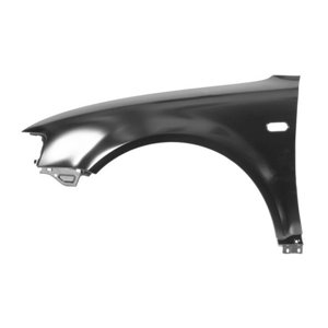 6504-04-9539311Q Front fender L (with indicator hole, steel, galvanized, CZ) fits: