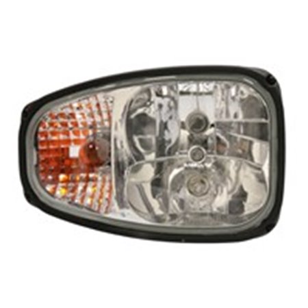 HL-JC001R Headlamp R (H1/H7/PY21/T4W, rear mounted, indicator colour: trans