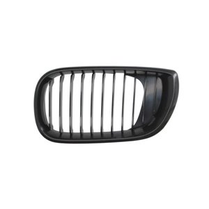 6502-07-0061993BP Front grille L (for station wagon; saloon, black) fits: BMW 3 E46