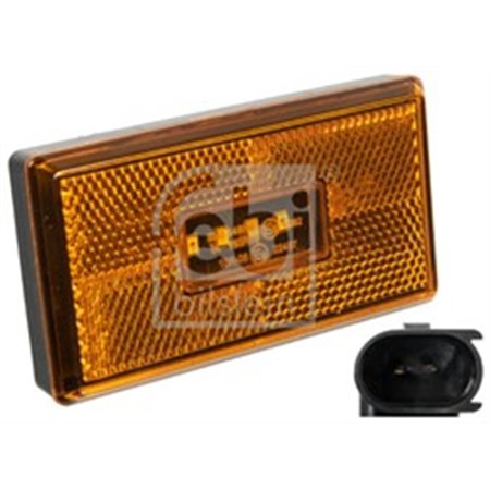 FE174984 Outline marker lights L/R, orange, 4 LED, height 55mm width 103m