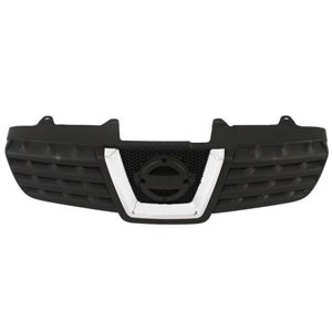 6502-07-1617990P Front grille (black/chrome) fits: NISSAN QASHQAI I J10 02.07 04.1