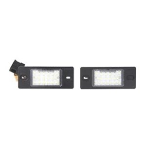 CLP009 Licence plate lighting LED, ligght colour: white; set, 12V,, with