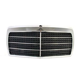 6502-07-3526995P Front grille (complete, chrome) fits: MERCEDES W124 12.84 09.92