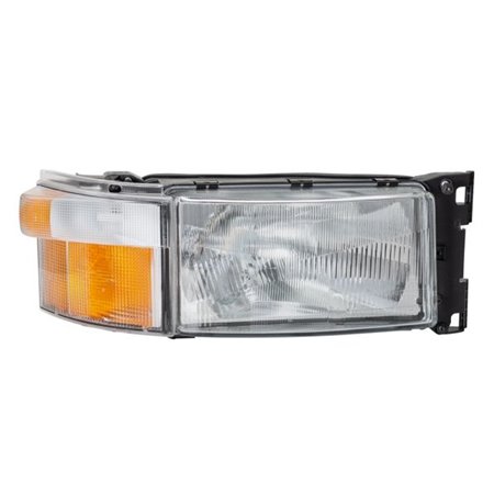 1EG007 150-101 Headlamp R (H4/P21W/R5W, insert colour: silver, indicator colour: