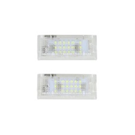 CLP007 Nummerskyltsbelysning LED, ljusfärg: vit set, 12V,, med