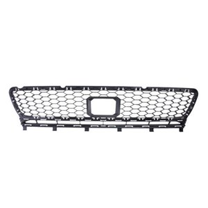 6502-07-9550913P Front bumper cover front (with hole for radar, GTD/GTI, black) fi
