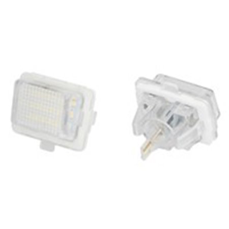 CLP026 Licence plate lighting LED, ligght colour: white set, 12V,, with