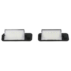 CLP004 Licence plate lighting LED, ligght colour: white; set, 12V,, with