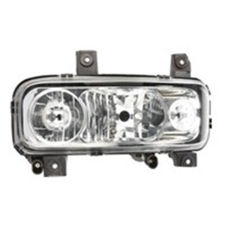 HL-ME007L Headlamp L (H1/H7/W5W, manual, without motor, with fog light, ins