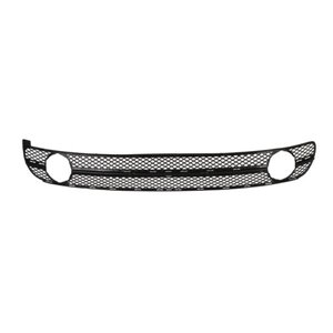 6502-07-9514993P Front bumper cover front (with fog lamp holes, plastic, black) fi