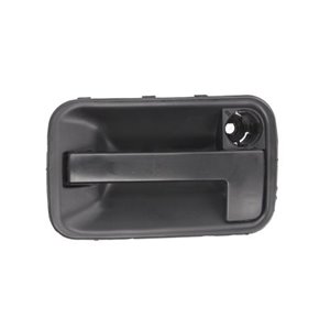 6010-08-002410P Handle, sliding door rear R (external, with lock hole, black) fit