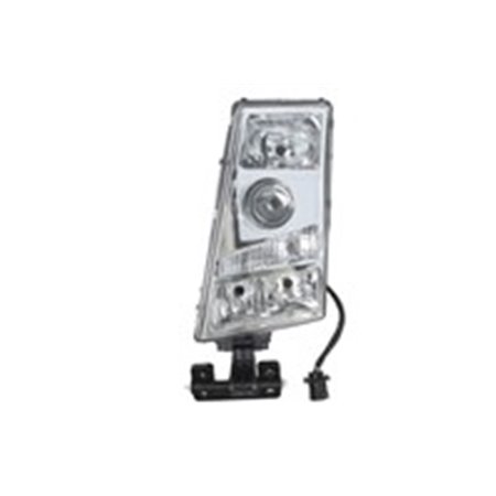 HL-VO006L Headlamp L (4*H7/PY21W/W5W, manual, round socket, insert colour: 