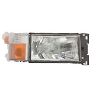 131-SC44310AR Headlamp R (H4/P21W/R5W, without motor, with indicator) fits: SCA