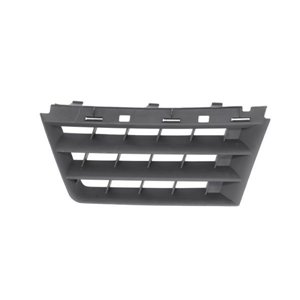 6502-07-6042991Q Front grille L (black, THATCHAM) fits: RENAULT GRAND SCENIC II Ph