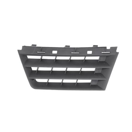 6502-07-6042991Q Front grille L (black, THATCHAM) fits: RENAULT GRAND SCENIC II Ph