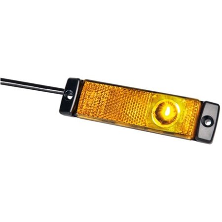 2PS008 645-887 Outline markeringsljus L/R, gul, LED, höjd 32 mm bredd 130 mm