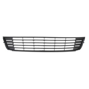 6502-07-9545910P Front bumper cover front (Middle, with slat holes, black) fits: V