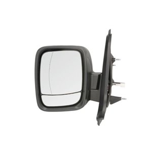 5402-04-2002027P Side mirror L (electric, aspherical, with heating, chrome) fits: 