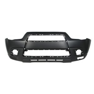 5510-00-3751900P Bumper (front, with fog lamp holes, black) fits: MITSUBISHI ASX 0