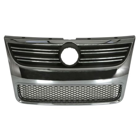 6502-07-9585991P Front grille (black/chrome) fits: VW TOUAREG 11.06 05.10