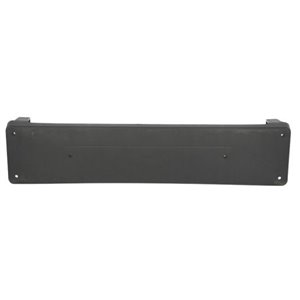 6509-01-3515920P Licence plate mounting front (black) fits: MERCEDES C KLASA W203 