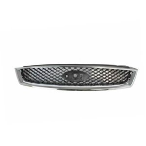6502-07-2533991P Front grille (black/chrome) fits: FORD FOCUS II 07.04 02.08