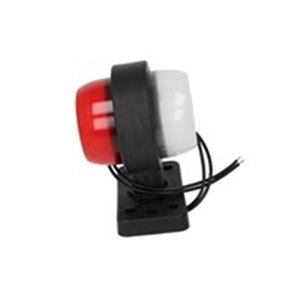 811/II W74.2AN Outline marker lights L/R, red/white, LED, on short arm, 12/24V
