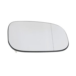 6102-24-2002742P Side mirror glass R (aspherical, with heating, chrome) fits: VOLV