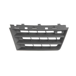 6502-07-6042992Q Front grille R (black, THATCHAM) fits: RENAULT GRAND SCENIC II Ph