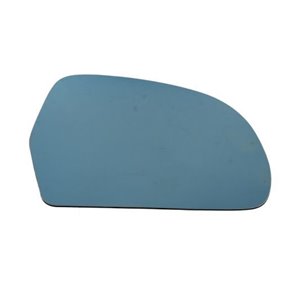 6102-43-006368P Side mirror glass R (embossed, with heating, blue) fits: SKODA OC