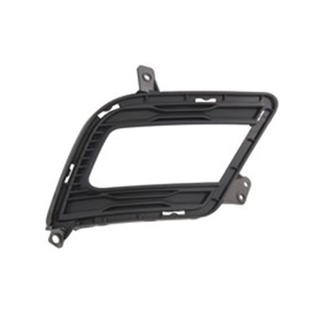 6502-07-3267916P Front bumper cover front R (with fog lamp holes, plastic, black) 