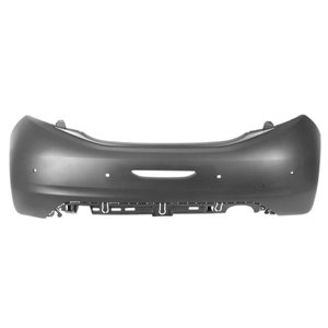 5506-00-5509951Q Bumper (rear, with parking sensor holes, for painting, TÜV) fits: