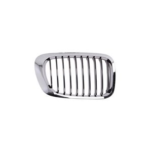 6502-07-0061994PP Front grille R (convertible; coupe version, black/chrome) fits: B