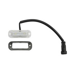 982SS W133 Licence plate lighting (LED, 12/24V, connector: SUPERSEAL, emboss