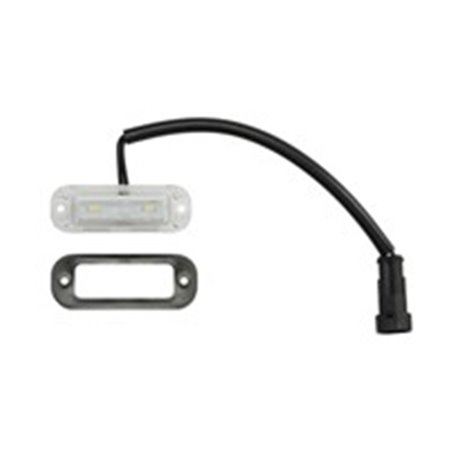 982SS W133 Licence plate lighting (LED, 12/24V, connector: SUPERSEAL, emboss