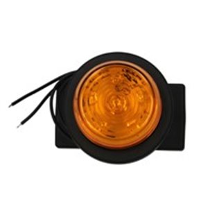 546KR/II W74.3 Outline marker lights L/R shape: round, orange, LED, hose length 