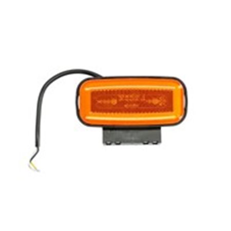 1421 W199N Outline marker lights L/R, orange, LED, height 56mm width 117mm