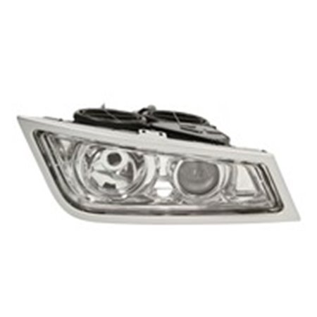 131-VT16232AR Fog lamp R (H3, silver frame with a long distance halogen) fits: