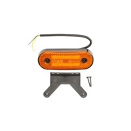 1222 W175 Outline marker lights L/R, orange, LED, height 41mm width 115mm