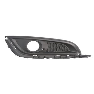 6502-07-5079994P Front bumper cover front R (with fog lamp holes, plastic, black) 