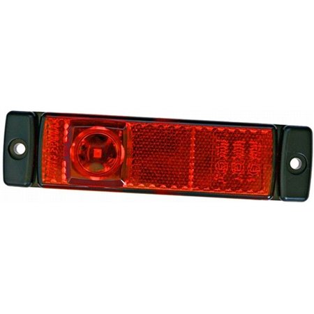 2TM008 645-951 Konturmarkeringsljus L/R, röd, LED, höjd 32 mm bredd 130 mm de