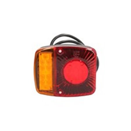 475 W18UD Rear lamp L/R (LED, 12/24V, with plate lighting, rectangular)