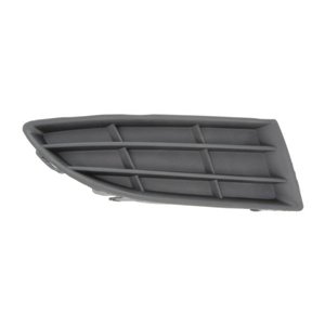 5703-05-7515918P Front bumper cover front R (black) fits: SKODA FABIA II, ROOMSTER