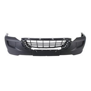 5510-00-9564900Q Bumper (front, with grille, dark grey, TÜV) fits: VW CRAFTER 2E 0