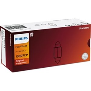 PHI 13807/10 Pirn C18W Standard (pakend, 10 tk, 24V, 18W, sokli tüüp: SV8,5)