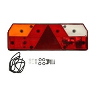 TL-UN009L Rear lamp L EUROPOINT I (with plate lighting, triangular reflecto