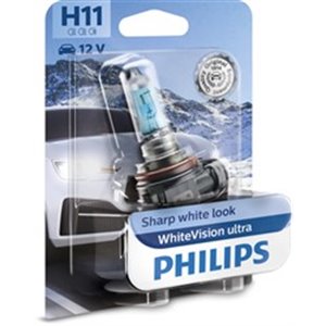 PHI 12362WVUB1 Light bulb (blister pack 1pcs) H11 12V 55W PGJ19 2 white WhiteVis