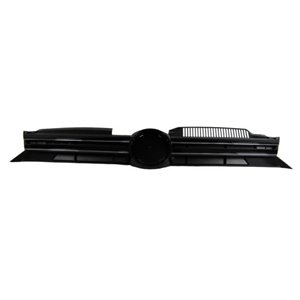 6502-07-9534990P Front grille (open, black glossy/chrome) fits: VW GOLF VI 10.08 1