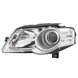 1EL247 014-011 Headlamp L (halogen, H7/H7/W5W, electric, with motor) fits: VW PA