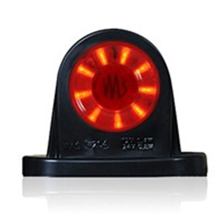 498BC W21.4W Outline marker lights L/R Red/White 12/24V